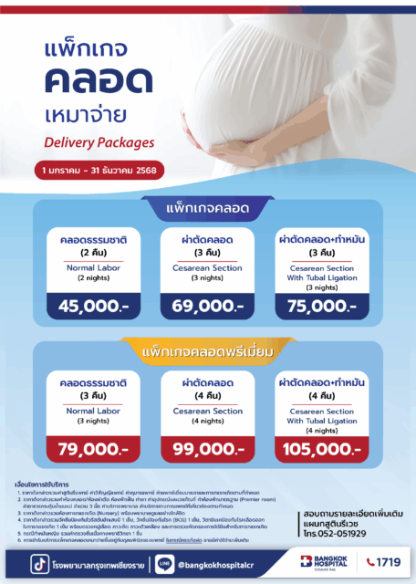แพ็กเกจคลอดปี 2025