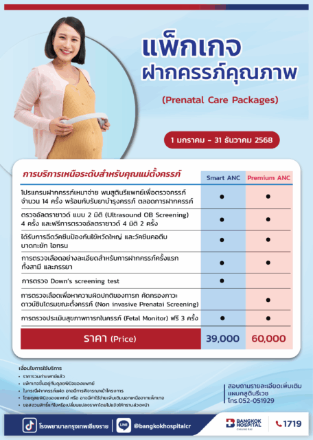 แพ็กเกจฝากครรภ์ 2025