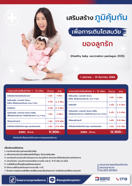 แพ็กเกจวัคซีนเด็ก 2025