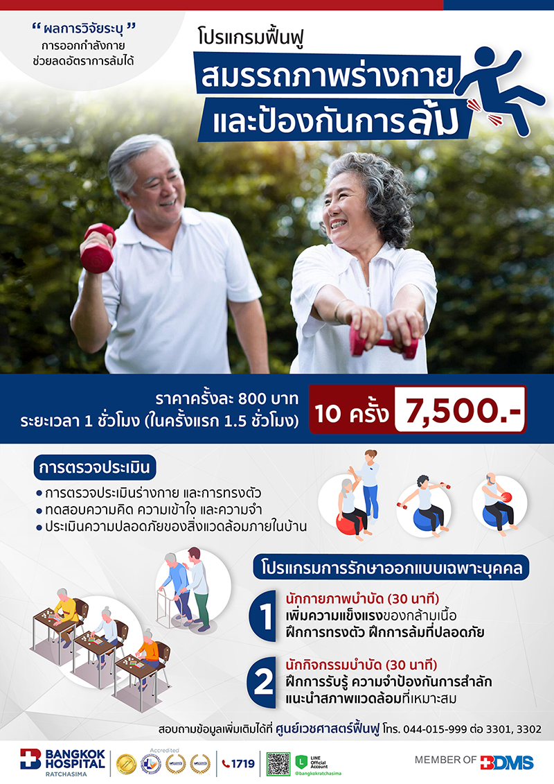 แพคเกจฟื้นฟูสมรรถภาพร่างกาย