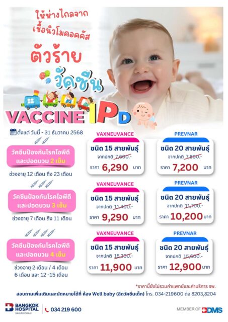 วัคซีนป้องกันโรคปอดอักเสบ IPD