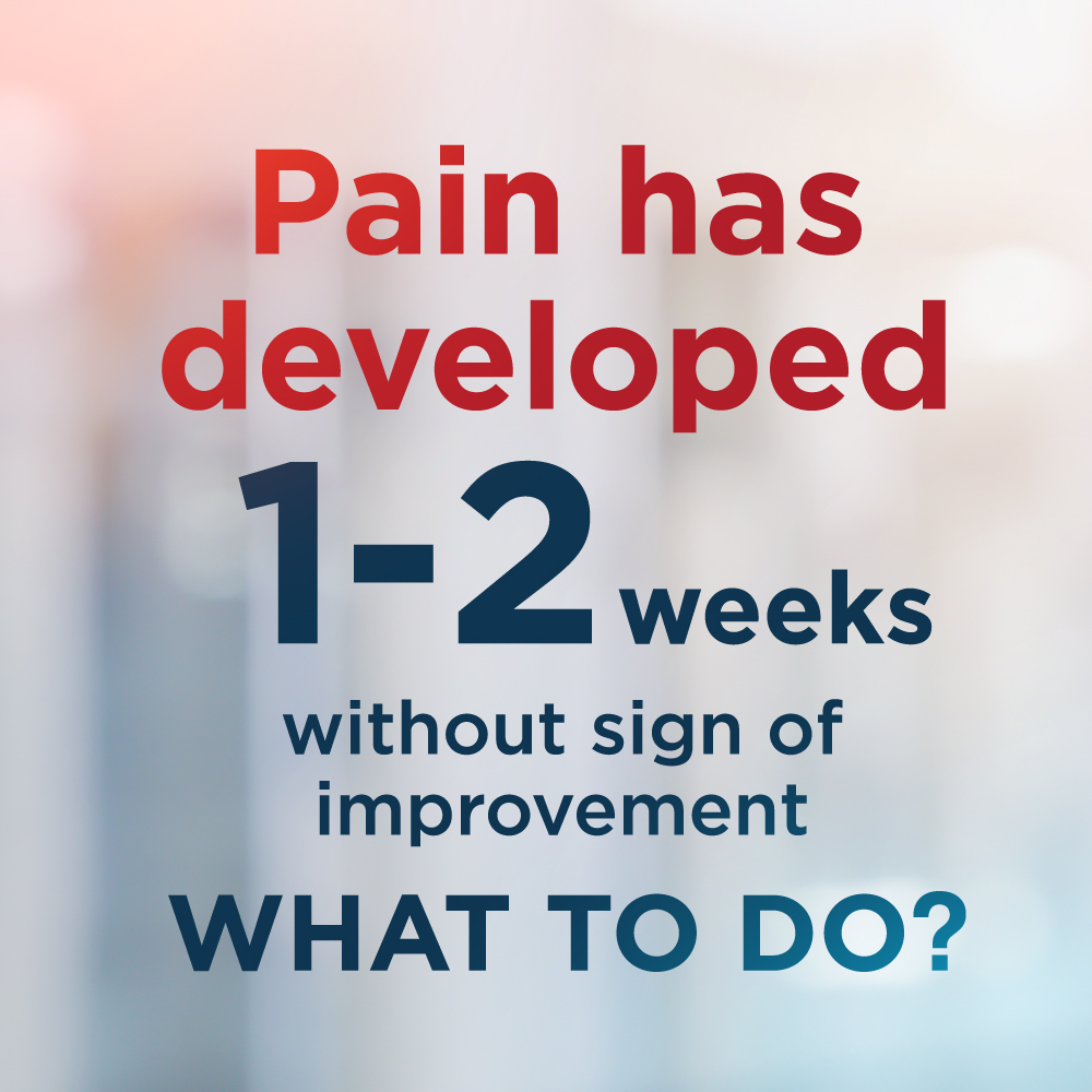 ปวดมาแล้ว 1-2 สัปดาห์