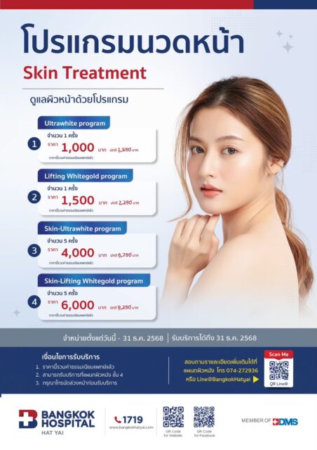 โปรแกรมนวดหน้า