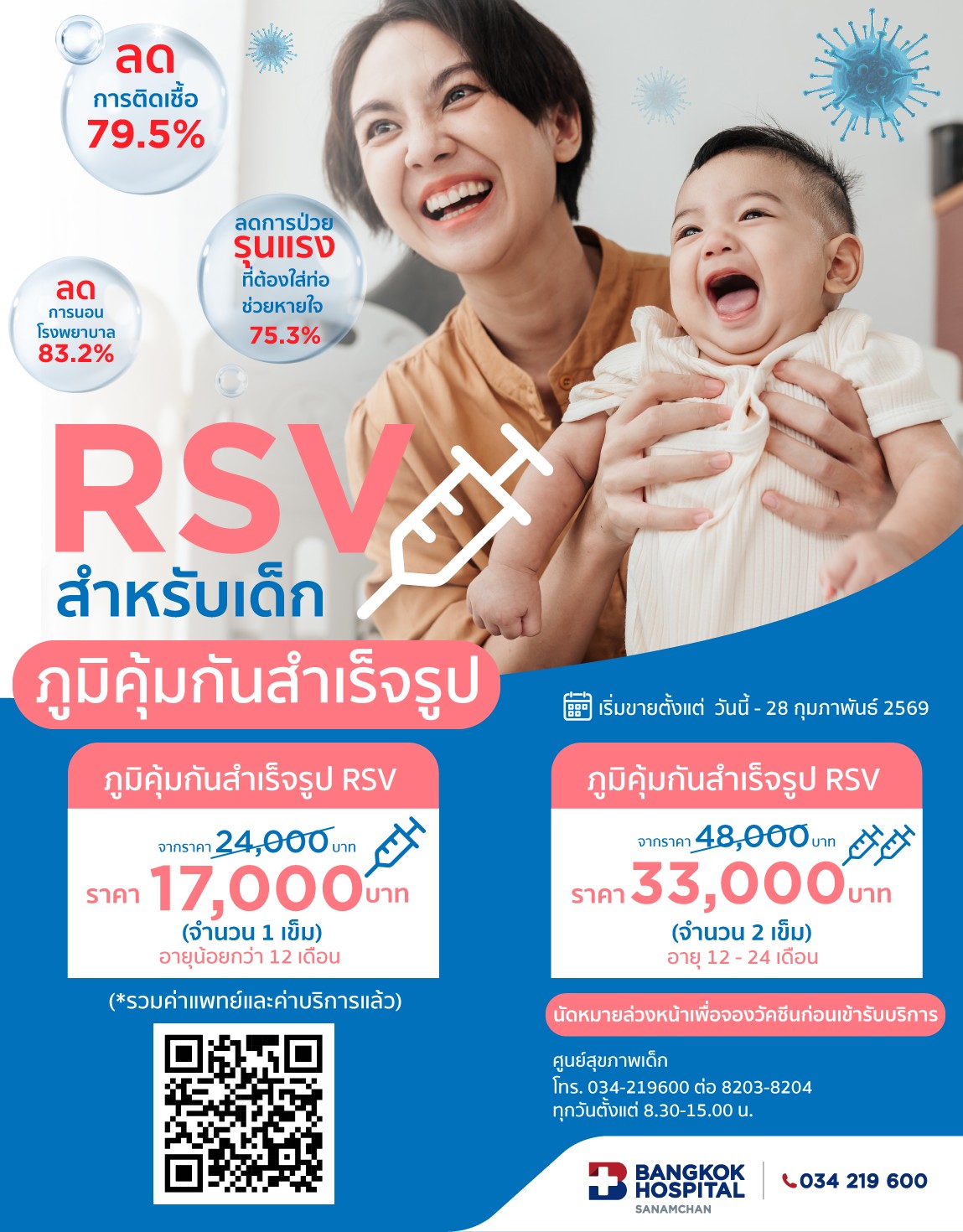 แพ็กเกจวัคซีน RSV สำหรับเด็ก