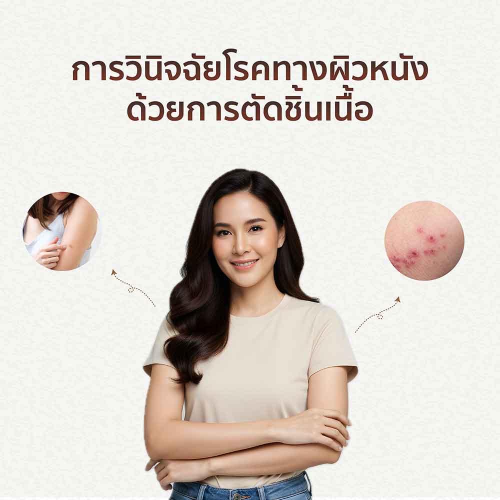 แพ็กเกจการตัดชิ้นเนื้อส่งตรวจ เพื่อการวินิจฉัยโรค