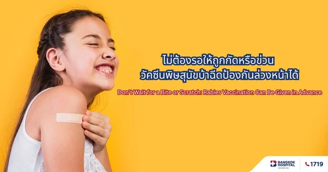 Don’t Wait for a Bite or Scratch: Rabies Vaccination Can Be Given in Advance