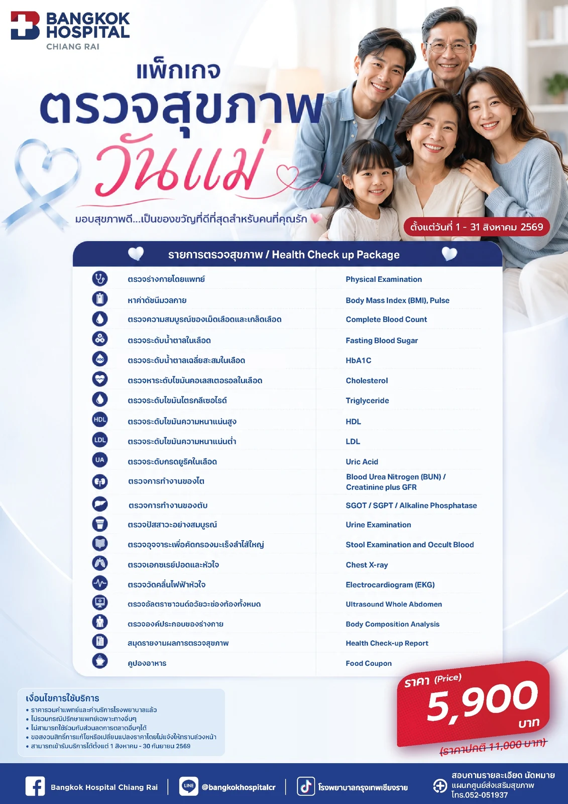 Mother’s Day Health Check-up Package