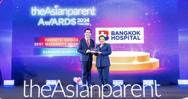 Bangkok Hospital gewinnt den Titel „Bestes Krankenhaus für Mütter und Kinder in Thailand“ und erhält zum dritten Mal in Folge den Preis von den theAsianparent Awards 2024.