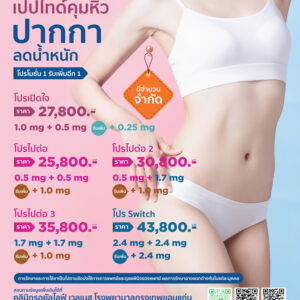 โปรแกรมเปปไทด์คุมหิว